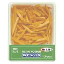 Cunhas madeira laranja